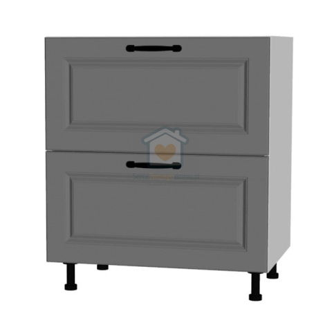 Szafka kuchenna z szufladami pod płytę cichy domyk 80 cm KAMMONO F4 Szafka kuchenna z szufladami pod płytę cichy domyk 80 cm KAMMONO F4