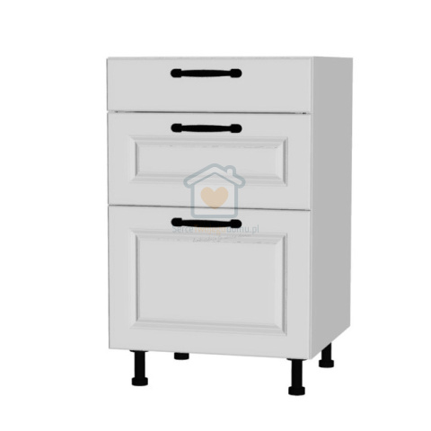 Szafka kuchenna z trzema szufladami cichy domyk 50 cm KAMMONO F4 Szafka kuchenna z trzema szufladami cichy domyk 50 cm KAMMONO F4