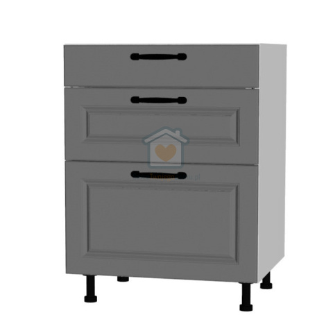 Szafka kuchenna z trzema szufladami cichy domyk 65 cm KAMMONO F4 Szafka kuchenna z trzema szufladami cichy domyk 65 cm KAMMONO F4
