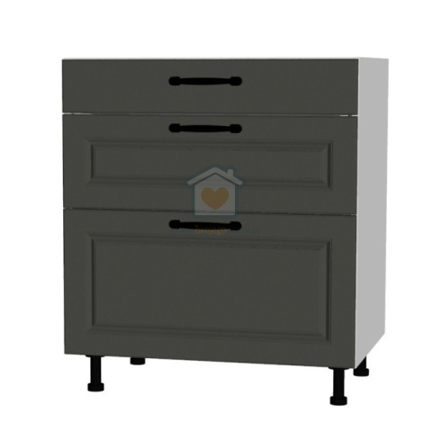 Szafka kuchenna z trzema szufladami cichy domyk 75 cm KAMMONO F4 Szafka kuchenna z trzema szufladami cichy domyk 75 cm KAMMONO F4