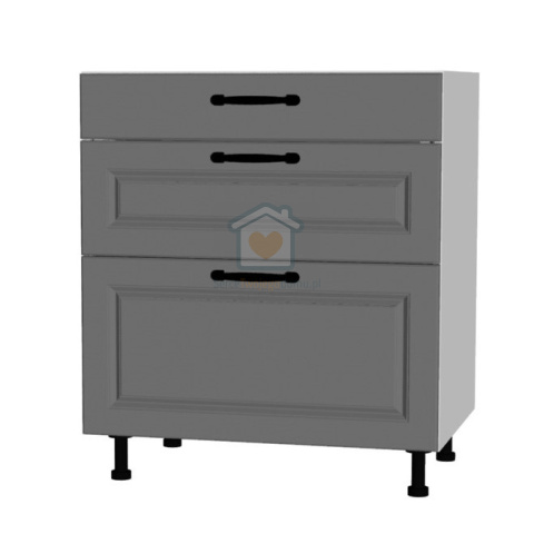 Szafka kuchenna z trzema szufladami cichy domyk 75 cm KAMMONO F4 Szafka kuchenna z trzema szufladami cichy domyk 75 cm KAMMONO F4