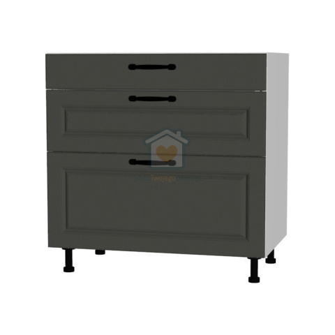 Szafka kuchenna z trzema szufladami cichy domyk 85 cm KAMMONO F4 Szafka kuchenna z trzema szufladami cichy domyk 85 cm KAMMONO F4