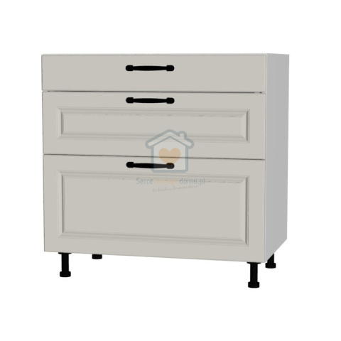 Szafka kuchenna z trzema szufladami cichy domyk 85 cm KAMMONO F4 Szafka kuchenna z trzema szufladami cichy domyk 85 cm KAMMONO F4