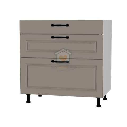 Szafka kuchenna z trzema szufladami cichy domyk 85 cm KAMMONO F4 Szafka kuchenna z trzema szufladami cichy domyk 85 cm KAMMONO F4