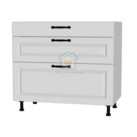 Szafka kuchenna z trzema szufladami cichy domyk 90 cm KAMMONO F4 Szafka kuchenna z trzema szufladami cichy domyk 90 cm KAMMONO F4