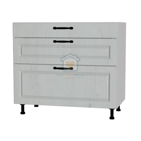 Szafka kuchenna z trzema szufladami cichy domyk 90 cm KAMMONO F4 Szafka kuchenna z trzema szufladami cichy domyk 90 cm KAMMONO F4