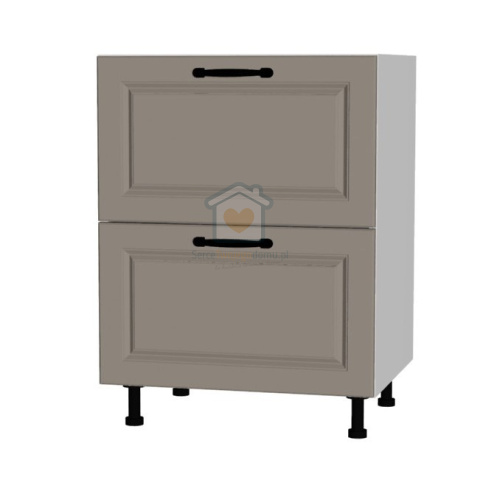 Szafka kuchenna z szufladami pod płytę cichy domyk 60 cm KAMMONO F4 Szafka kuchenna z szufladami pod płytę cichy domyk 60 cm KAMMONO F4