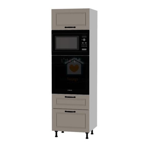 Słupek kuchenny do zabudowy piekarnika i mikrofali z szufladami 60 cm KAMMONO F4 Słupek kuchenny do zabudowy piekarnika i mikrofali z szufladami 60 cm KAMMONO F4