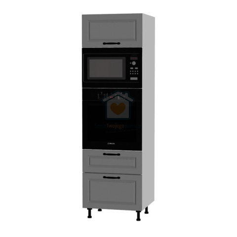 Słupek kuchenny do zabudowy piekarnika i mikrofali z szufladami 60 cm KAMMONO F4 Słupek kuchenny do zabudowy piekarnika i mikrofali z szufladami 60 cm KAMMONO F4