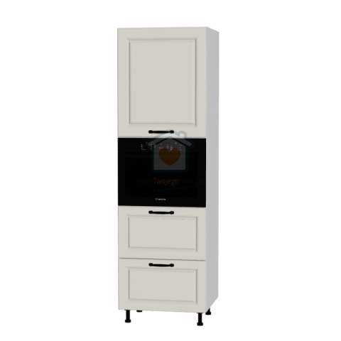 Słupek kuchenny z szufladami do zabudowy piekarnika kompaktowego 60 cm KAMMONO F4 Słupek kuchenny z szufladami do zabudowy piekarnika kompaktowego 60 cm KAMMONO F4