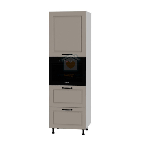 Słupek kuchenny z szufladami do zabudowy piekarnika kompaktowego 60 cm KAMMONO F4 Słupek kuchenny z szufladami do zabudowy piekarnika kompaktowego 60 cm KAMMONO F4