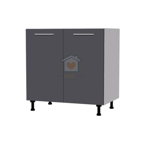Szafka kuchenna dwudrzwiowa pod zlewozmywak 80 cm KAMMONO M4 Szafka kuchenna dwudrzwiowa pod zlewozmywak 80 cm KAMMONO M4