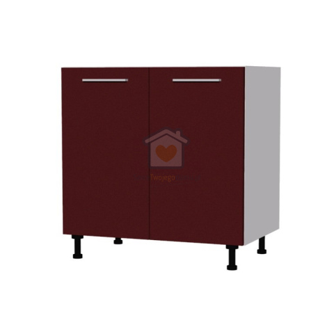 Szafka kuchenna dwudrzwiowa pod zlewozmywak 80 cm KAMMONO M4 Szafka kuchenna dwudrzwiowa pod zlewozmywak 80 cm KAMMONO M4