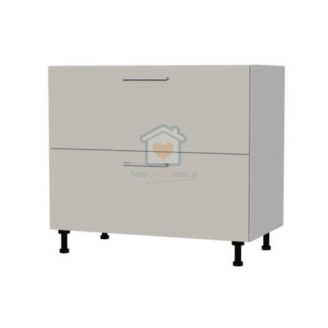 Szafka kuchenna z szufladami pod płytę cichy domyk 90 cm KAMMONO M4 Szafka kuchenna z szufladami pod płytę cichy domyk 90 cm KAMMONO M4