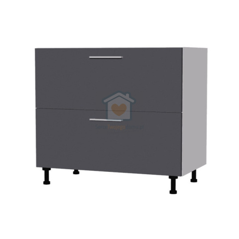 Szafka kuchenna z szufladami pod płytę cichy domyk 90 cm KAMMONO M4 Szafka kuchenna z szufladami pod płytę cichy domyk 90 cm KAMMONO M4