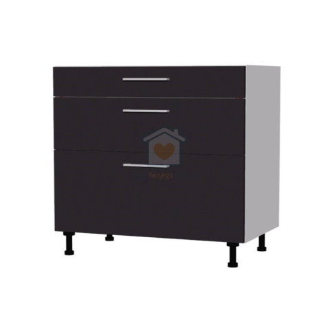 Szafka kuchenna z trzema szufladami cichy domyk 85 cm KAMMONO M4 Szafka kuchenna z trzema szufladami cichy domyk 85 cm KAMMONO M4
