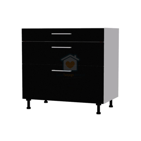 Szafka kuchenna z trzema szufladami cichy domyk 85 cm KAMMONO M4 Szafka kuchenna z trzema szufladami cichy domyk 85 cm KAMMONO M4