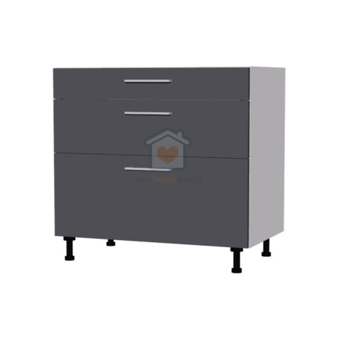 Szafka kuchenna z trzema szufladami cichy domyk 85 cm KAMMONO M4 Szafka kuchenna z trzema szufladami cichy domyk 85 cm KAMMONO M4
