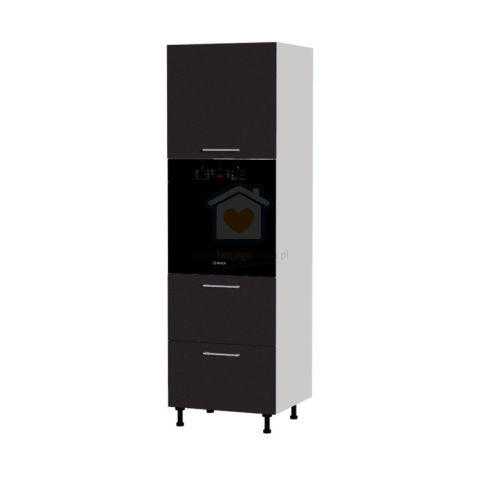 Słupek kuchenny do zabudowy piekarnika z szufladami 60 cm KAMMONO M4 Słupek kuchenny do zabudowy piekarnika z szufladami 60 cm KAMMONO M4