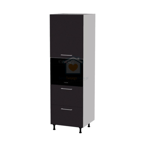 Słupek kuchenny z szufladami do zabudowy piekarnika kompaktowego 60 cm KAMMONO M4 Słupek kuchenny z szufladami do zabudowy piekarnika kompaktowego 60 cm KAMMONO M4