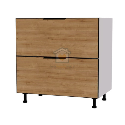 Szafka kuchenna z szufladami pod płytę cichy domyk 80 cm KAMMONO K2 Szafka kuchenna z szufladami pod płytę cichy domyk 80 cm KAMMONO K2