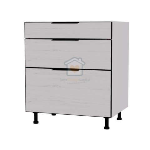 Szafka kuchenna z trzema szufladami cichy domyk 70 cm KAMMONO K2 Szafka kuchenna z trzema szufladami cichy domyk 70 cm KAMMONO K2