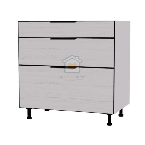 Szafka kuchenna z trzema szufladami cichy domyk 80 cm KAMMONO K2 Szafka kuchenna z trzema szufladami cichy domyk 80 cm KAMMONO K2