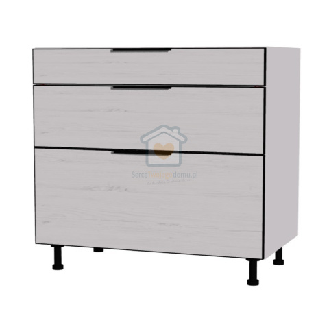 Szafka kuchenna z trzema szufladami cichy domyk 85 cm KAMMONO K2 Szafka kuchenna z trzema szufladami cichy domyk 85 cm KAMMONO K2