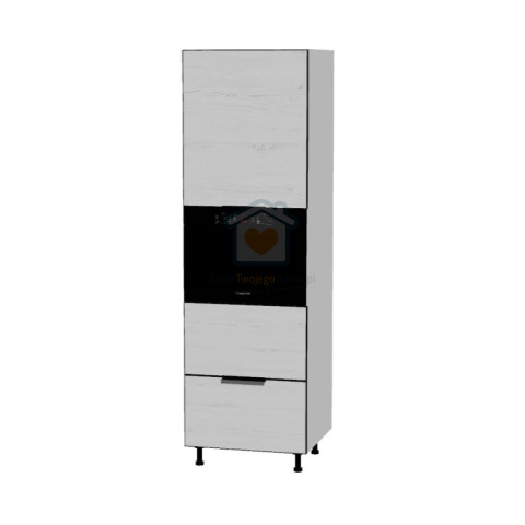 Słupek kuchenny z szufladami do zabudowy piekarnika kompaktowego 60 cm KAMMONO K2 Słupek kuchenny z szufladami do zabudowy piekarnika kompaktowego 60 cm KAMMONO K2