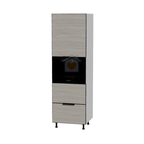 Słupek kuchenny z szufladami do zabudowy piekarnika kompaktowego 60 cm KAMMONO K2 Słupek kuchenny z szufladami do zabudowy piekarnika kompaktowego 60 cm KAMMONO K2