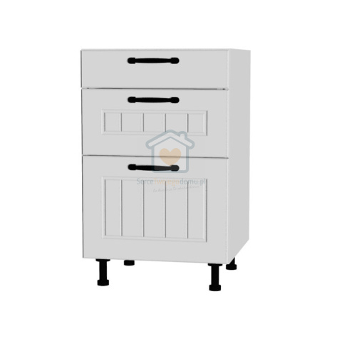 Szafka kuchenna z trzema szufladami cichy domyk 50 cm KAMMONO F7 Szafka kuchenna z trzema szufladami cichy domyk 50 cm KAMMONO F7