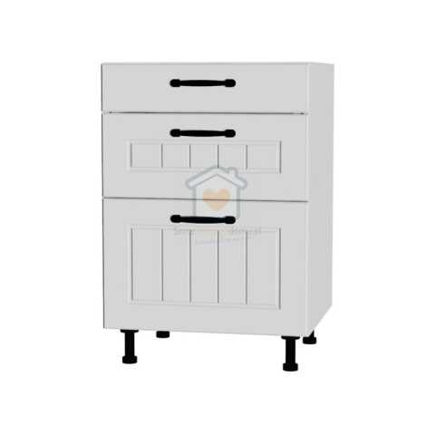 Szafka kuchenna z trzema szufladami cichy domyk 55 cm KAMMONO F7 Szafka kuchenna z trzema szufladami cichy domyk 55 cm KAMMONO F7