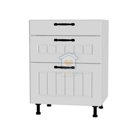 Szafka kuchenna z trzema szufladami cichy domyk 60 cm KAMMONO F7 Szafka kuchenna z trzema szufladami cichy domyk 60 cm KAMMONO F7