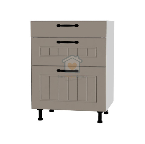 Szafka kuchenna z trzema szufladami cichy domyk 60 cm KAMMONO F7 Szafka kuchenna z trzema szufladami cichy domyk 60 cm KAMMONO F7