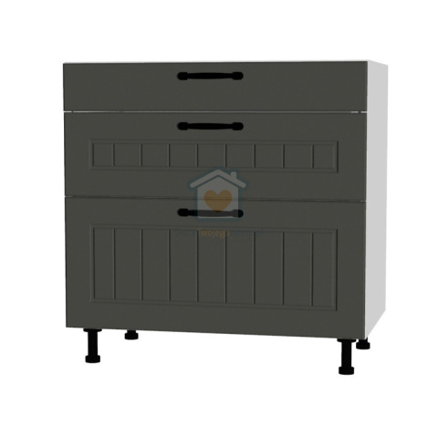 Szafka kuchenna z trzema szufladami cichy domyk 80 cm KAMMONO F7 Szafka kuchenna z trzema szufladami cichy domyk 80 cm KAMMONO F7