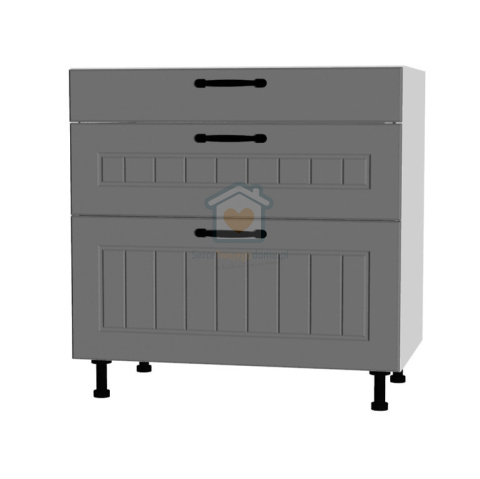 Szafka kuchenna z trzema szufladami cichy domyk 80 cm KAMMONO F7 Szafka kuchenna z trzema szufladami cichy domyk 80 cm KAMMONO F7