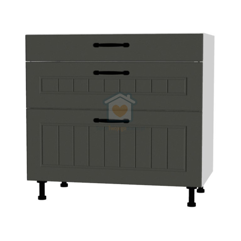Szafka kuchenna z trzema szufladami cichy domyk 85 cm KAMMONO F7 Szafka kuchenna z trzema szufladami cichy domyk 85 cm KAMMONO F7