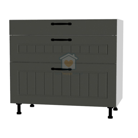 Szafka kuchenna z trzema szufladami cichy domyk 90 cm KAMMONO F7 Szafka kuchenna z trzema szufladami cichy domyk 90 cm KAMMONO F7