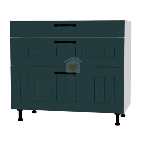 Szafka kuchenna z trzema szufladami cichy domyk 90 cm KAMMONO F7 Szafka kuchenna z trzema szufladami cichy domyk 90 cm KAMMONO F7