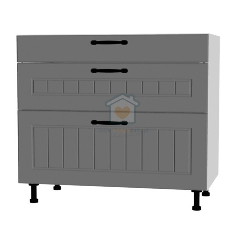 Szafka kuchenna z trzema szufladami cichy domyk 90 cm KAMMONO F7 Szafka kuchenna z trzema szufladami cichy domyk 90 cm KAMMONO F7