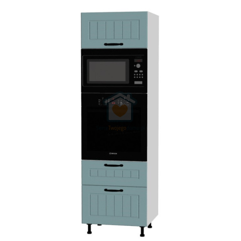 Słupek kuchenny do zabudowy piekarnika i mikrofali z szufladami 60 cm KAMMONO F7 Słupek kuchenny do zabudowy piekarnika i mikrofali z szufladami 60 cm KAMMONO F7