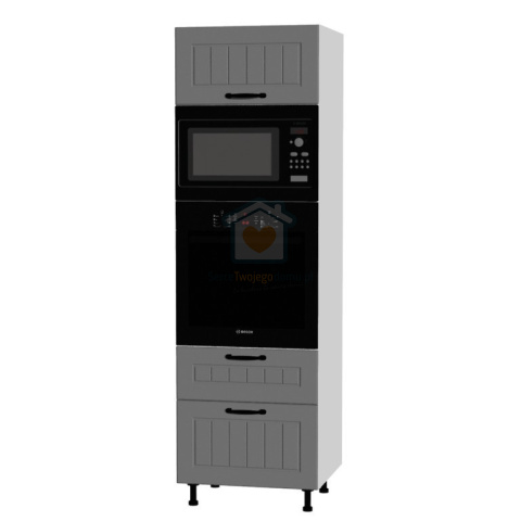 Słupek kuchenny do zabudowy piekarnika i mikrofali z szufladami 60 cm KAMMONO F7 Słupek kuchenny do zabudowy piekarnika i mikrofali z szufladami 60 cm KAMMONO F7