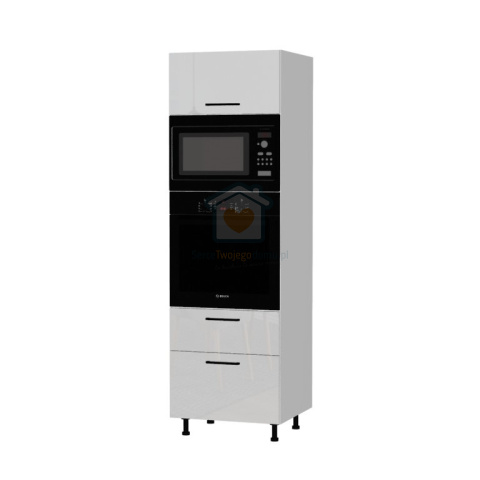 Słupek kuchenny do zabudowy piekarnika i mikrofali z szufladami 60 cm KAMMONO P4 Słupek kuchenny do zabudowy piekarnika i mikrofali z szufladami 60 cm KAMMONO P4