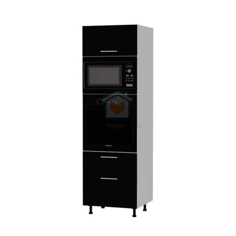 Słupek kuchenny do zabudowy piekarnika i mikrofali z szufladami 60 cm KAMMONO P4 Słupek kuchenny do zabudowy piekarnika i mikrofali z szufladami 60 cm KAMMONO P4