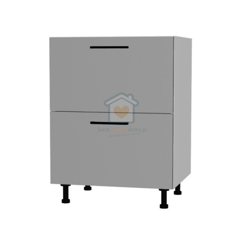 Szafka kuchenna z szufladami pod płytę cichy domyk 60 cm KAMMONO P4 Szafka kuchenna z szufladami pod płytę cichy domyk 60 cm KAMMONO P4