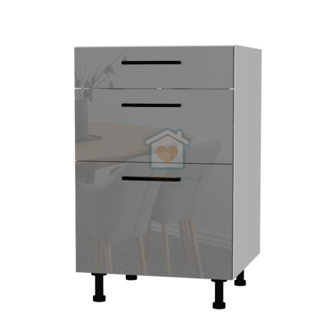 Szafka kuchenna z trzema szufladami cichy domyk 50 cm KAMMONO P4 Szafka kuchenna z trzema szufladami cichy domyk 50 cm KAMMONO P4