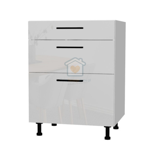 Szafka kuchenna z trzema szufladami cichy domyk 60 cm KAMMONO P4 Szafka kuchenna z trzema szufladami cichy domyk 60 cm KAMMONO P4