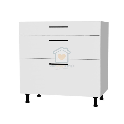 Szafka kuchenna z trzema szufladami cichy domyk 80 cm KAMMONO P4 Szafka kuchenna z trzema szufladami cichy domyk 80 cm KAMMONO P4