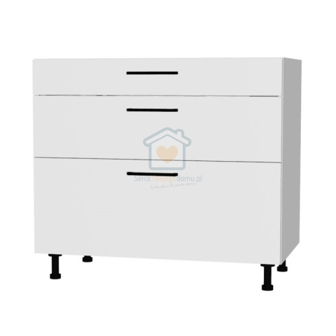 Szafka kuchenna z trzema szufladami cichy domyk 90 cm KAMMONO P4 Szafka kuchenna z trzema szufladami cichy domyk 90 cm KAMMONO P4