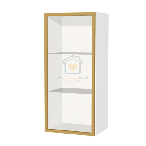 Szafka kuchenna wisząca 40 cm front ramka aluminiowa KAMMONO Szafka kuchenna wisząca 40 cm front ramka aluminiowa KAMMONO